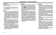 2001 Hyundai Grandeur XG300 3.0L Owners Manual, 2001 page 29