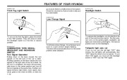 2001 Hyundai Grandeur XG300 3.0L Owners Manual, 2001 page 41