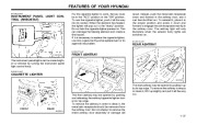 2001 Hyundai Grandeur XG300 3.0L Owners Manual, 2001 page 46