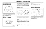 2001 Hyundai Grandeur XG300 3.0L Owners Manual, 2001 page 49