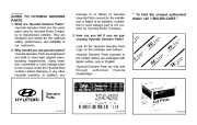2001 Hyundai Grandeur XG300 3.0L Owners Manual, 2001 page 7