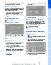 2011 BMW X3 xDrive28 xDrive35 F25 Owners Manual, 2011 page 21