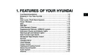 2003 Hyundai Santa Fe Owners Manual, 2003 page 13