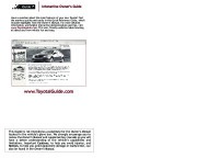 2009 Toyota Camry Quick Reference Owners Guide, 2009 page 2