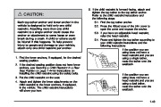 2006 Cadillac CTS CTS-V Owners Manual, 2006 page 49