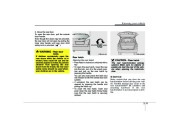 2007 Kia Sorento Owners Manual, 2007 page 20