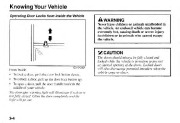 2001 Kia Rio Owners Manual, 2001 page 12