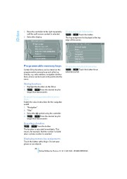 2010 BMW 3-Series Owners Manual iDrive, 2010 page 22