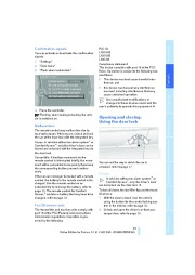2010 BMW 3-Series Owners Manual iDrive, 2010 page 31