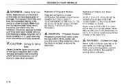 2003 Kia Spectra Owners Manual, 2003 page 26