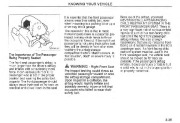 2003 Kia Spectra Owners Manual, 2003 page 45