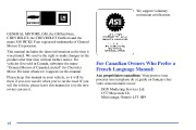 2000 Chevrolet S10 Owners Manual, 2000 page 6