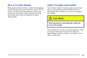 2000 Chevrolet S10 Owners Manual, 2000 page 7