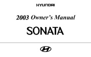 2003 Hyundai Sonata Owners Manual page 1