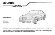 2003 Hyundai Sonata Owners Manual, 2003 page 4