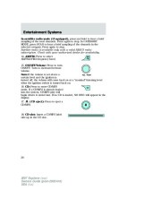 2007 Ford Explorer Owners Manual, 2007 page 30