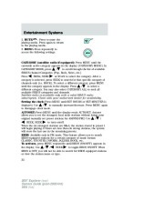 2007 Ford Explorer Owners Manual, 2007 page 32