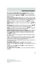 2007 Ford Explorer Owners Manual, 2007 page 33