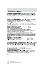 2007 Ford Explorer Owners Manual, 2007 page 34