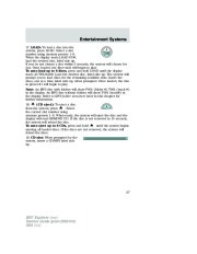 2007 Ford Explorer Owners Manual, 2007 page 37