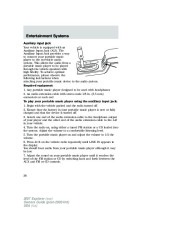2007 Ford Explorer Owners Manual, 2007 page 38