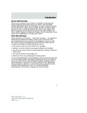 2007 Ford Explorer Owners Manual, 2007 page 7