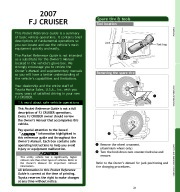2007 Toyota FJ Cruiser Reference Owners Guide, 2007 page 2