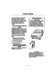 Land Rover Owners Manual, 1998 page 14