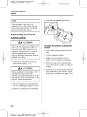 2005 Mazda 3 Owners Manual, 2005 page 20