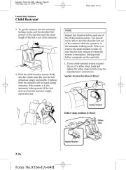2005 Mazda 3 Owners Manual, 2005 page 40