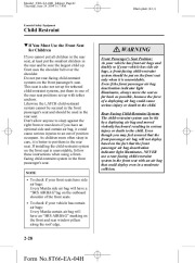 2005 Mazda 3 Owners Manual, 2005 page 42