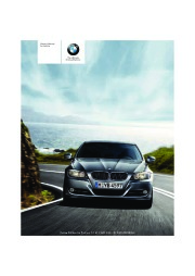 2009 BMW 3- Series 323i 328i 335i XDrive 335d E90 E91 Owners Manual page 1