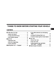 2007 Chrysler PT Cruiser Owners Manual, 2007 page 9