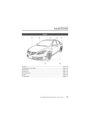 2009 Mazda 6 Owners Manual, 2009 page 11
