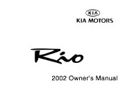 2002 Kia Rio Owners Manual page 1