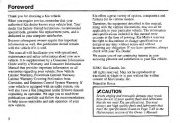 2002 Kia Rio Owners Manual, 2002 page 3