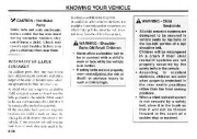 2005 Kia Magentis Owners Manual, 2005 page 38