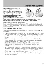 2010 Mazda Tribute Owners Manual, 2010 page 33