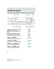 2007 Ford Taurus Owners Manual, 2007 page 18