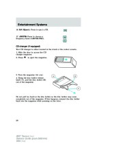 2007 Ford Taurus Owners Manual, 2007 page 20
