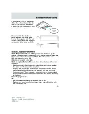 2007 Ford Taurus Owners Manual, 2007 page 21