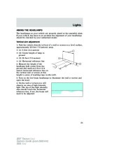 2007 Ford Taurus Owners Manual, 2007 page 31