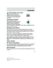 2007 Ford Taurus Owners Manual, 2007 page 5