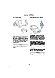 Land Rover Owners Manual, 2001 page 22