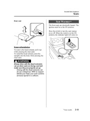 2009 Mazda CX 7 Owners Manual, 2009 page 23