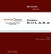 2008 Toyota Solara Reference Owners Guide, 2008 page 1