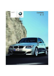 2009 BMW 5-Series M5 E60 Owners Manual page 1