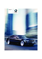 2005 BMW 7-Series 745i 745Li 760i 760Li E65 E66 Sedan Owners Manual, 2005 page 1