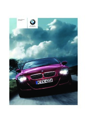 2008 BMW 6-Series 650i E63 E64 M6 Coupe Owners Manual, 2008 page 1