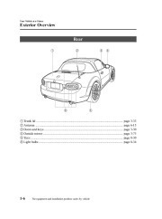 2009 Mazda MX 5 Miata Owners Manual, 2009 page 12